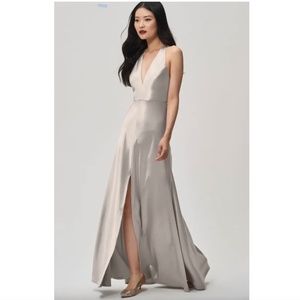 Jenny Yoo Corinne Satin Dress
